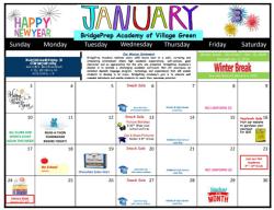 January Calendar